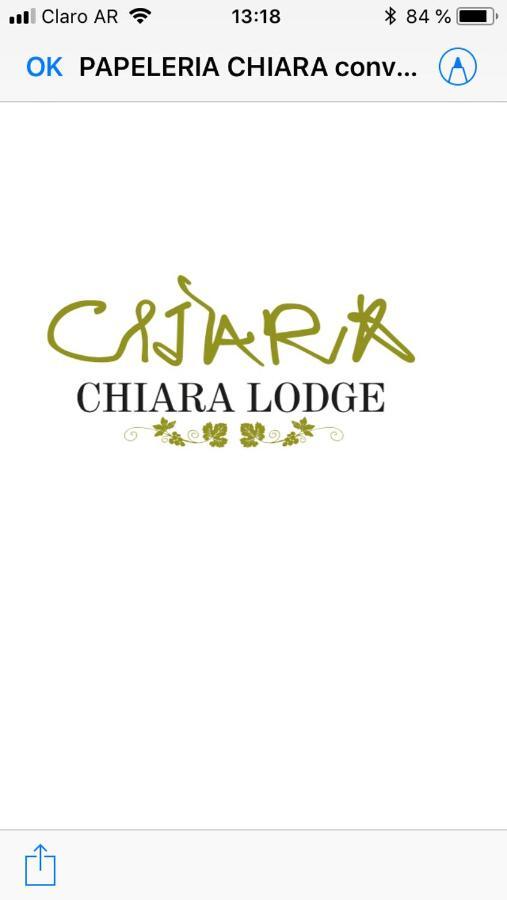 Chiara Lodge Chacras de Coria Esterno foto